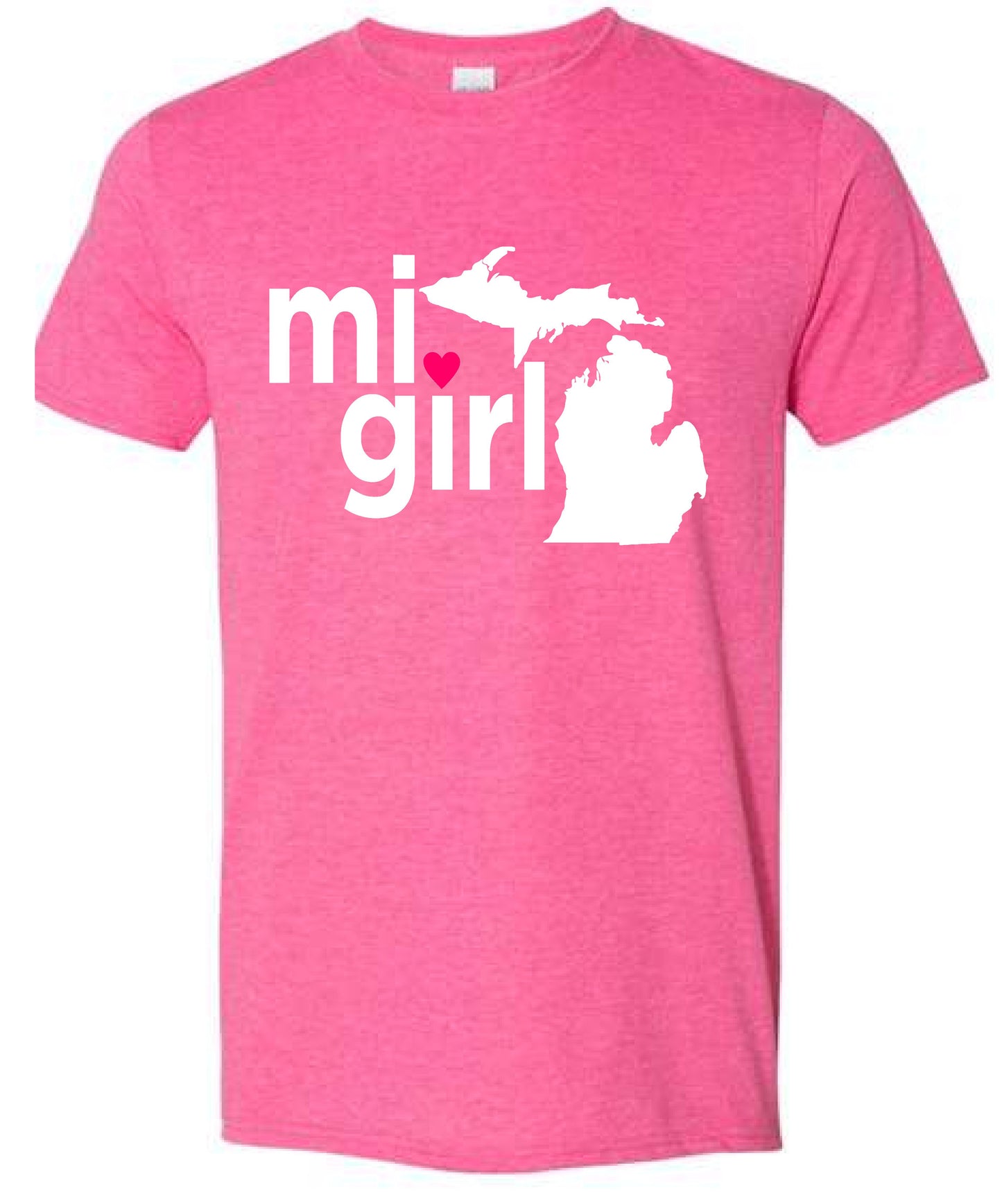 Michigan Girl Pink T-Shirt unisex